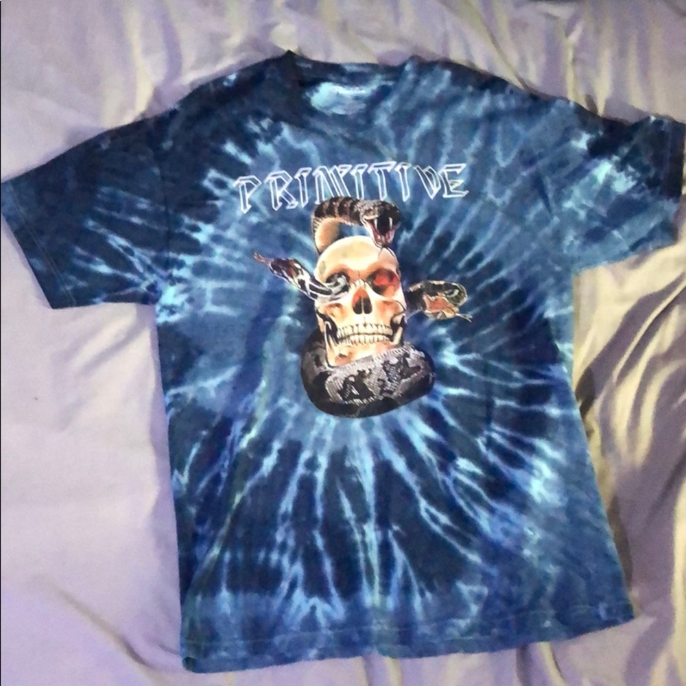 Primitive tie-dye tee